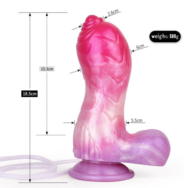 Silicone Water Spray Female Sex Toys Ejaculation Anal Plug - Image 5