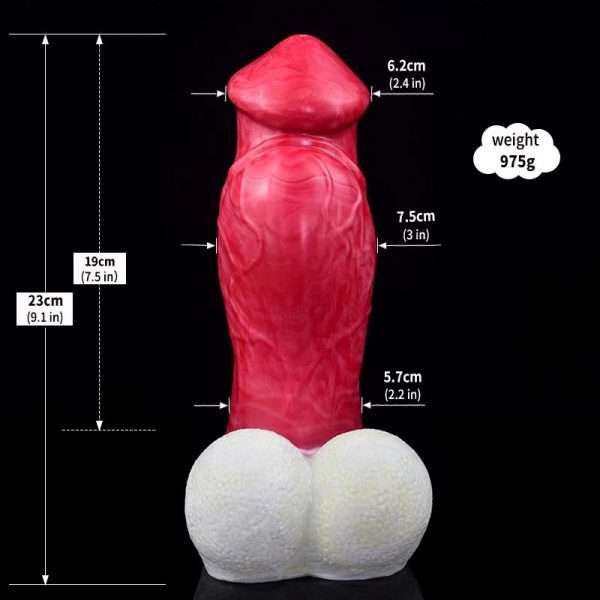 Huge Animal Dildo Vaginal G-spot With Suction Cup Horse/Wolf/Dog Penis - Image 19