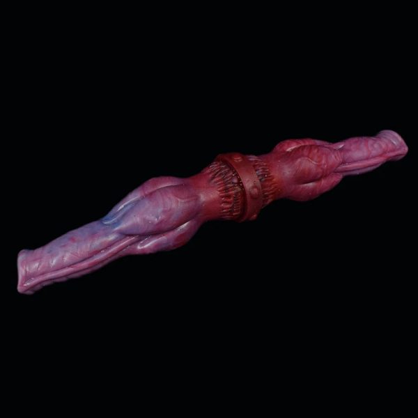 14.17"Super Long Double Dildo Silicone Animal Dog Penis Big Knot Anal Plug - Image 7
