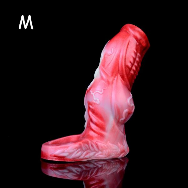 Fantasy Monster Penis Sleeve Soft Silicone Sex Toys Sheath  Hollow Water Spray Dildo - Image 11