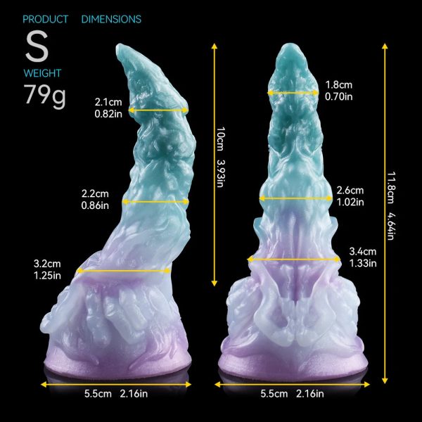 Anal Plug Dildo Shanhaijing Series Soft Silicone Giant Monster Anal Plug Toy - Image 7