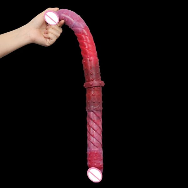 20.86inch Super Long Double Dildo Magice Dragon Realistic Glans Penis Lesbian - Image 7