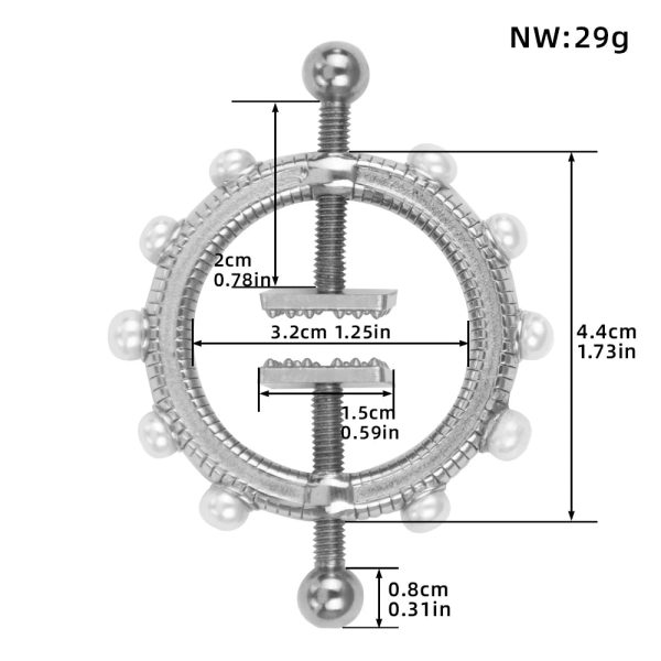Dragon Ball Tentacles Nipple Clip with Nipple Chain Noose Adjustable Breast Stimulator - Image 6