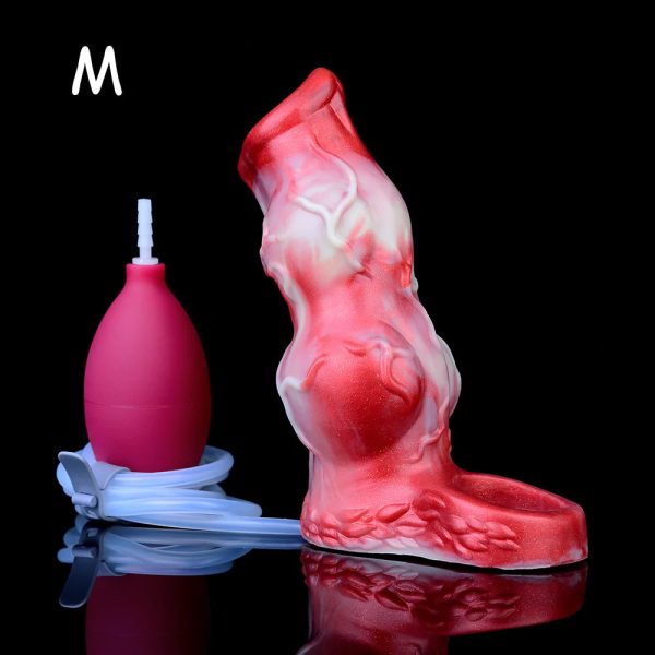 Animal Hollow Water Spray Penis Sleeve  Realistic Male Sex Toys - Image 13