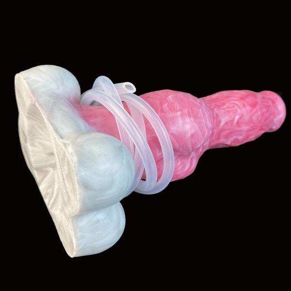 Big Knot Dog Dildo with Powerful Sucker Realistic Silicone Ejaculation - Image 3