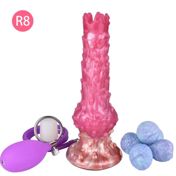 Alien Ovipositor Manual Inflatable Ovulation Lesbian Masturbator Vaginal Anus Stimulation - Image 12