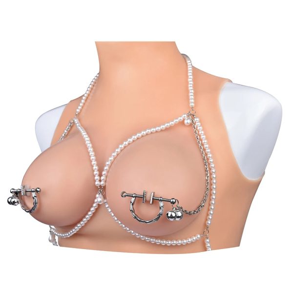 Adjustable Nipple Clips Chain with Vine Non Piercing Breast Nipple Clamps - Image 8