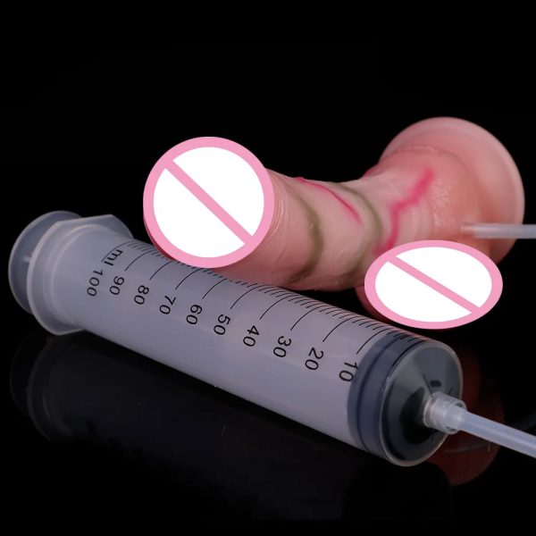 7.3 Inch Silicone Ejaculation Penis for Men Women Female - Image 8