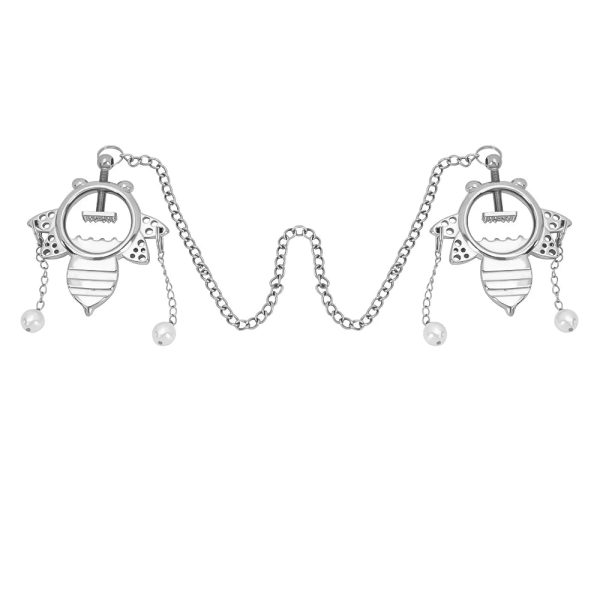 Bee Tentacles Nipple Clip with Nipple Chain Noose Adjustable Breast Stimulator - Image 7