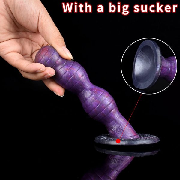 New Multi Color  Small Style Anal Dildo With Strong Suction Prostate - Image 4