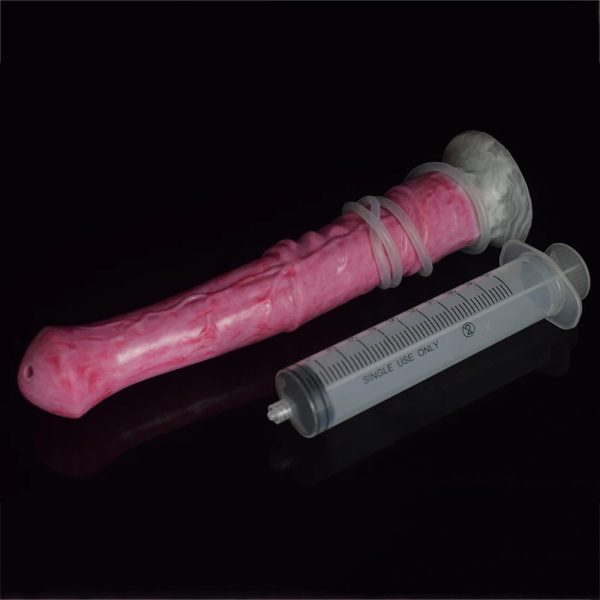 Long Horse Dildo Ejaculation Fantasy Penis Animal Squirting Function Vaginal Stimulator - Image 11