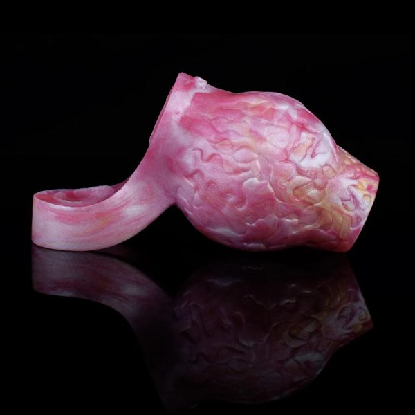 Men's Silicone Condom With Clip Men's Penis Enlargement Condom - Image 3