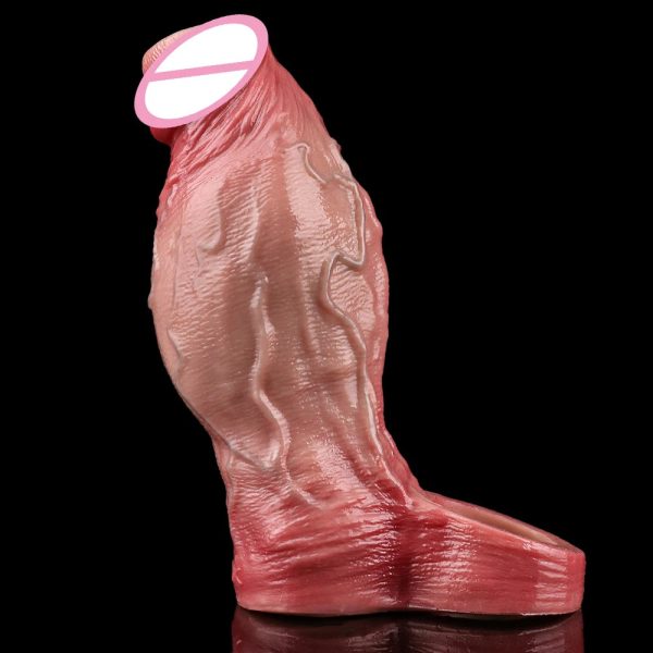 G-spot Stimulation Open-ended Realistic Penis Sleeve Sex Toys Penis - Image 3