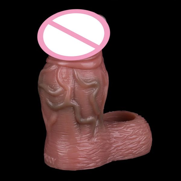Penis Sleeve Cock Sleeve and Silicone Pants Realistic Penis - Image 7