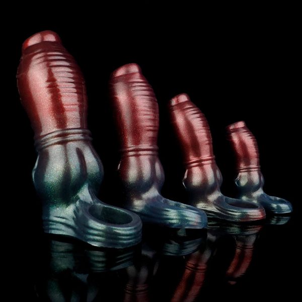 Animal Cock Cover Fantasy Dick Sheath Dildo Enlargement Sex Toy - Image 3