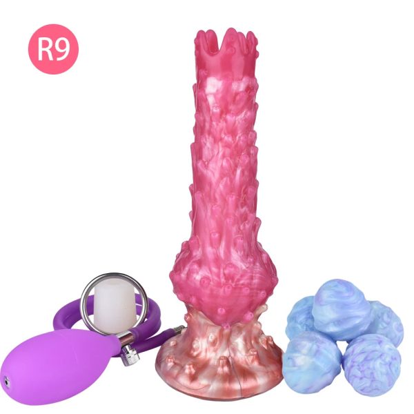 Alien Ovipositor Manual Inflatable Ovulation Lesbian Masturbator Vaginal Anus Stimulation - Image 14