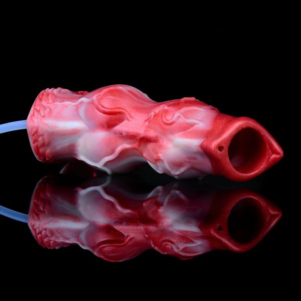Animal Hollow Water Spray Penis Sleeve  Realistic Male Sex Toys - Image 3