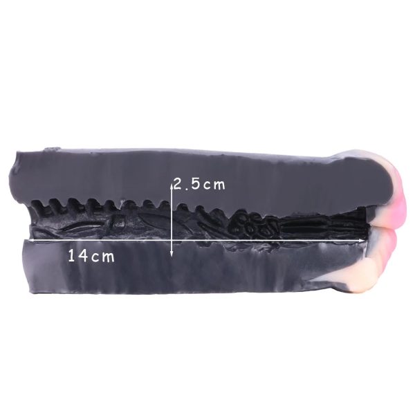 Silicone Male Masturbator Sex Toys for Men with Artificial Animal Fur - Image 6