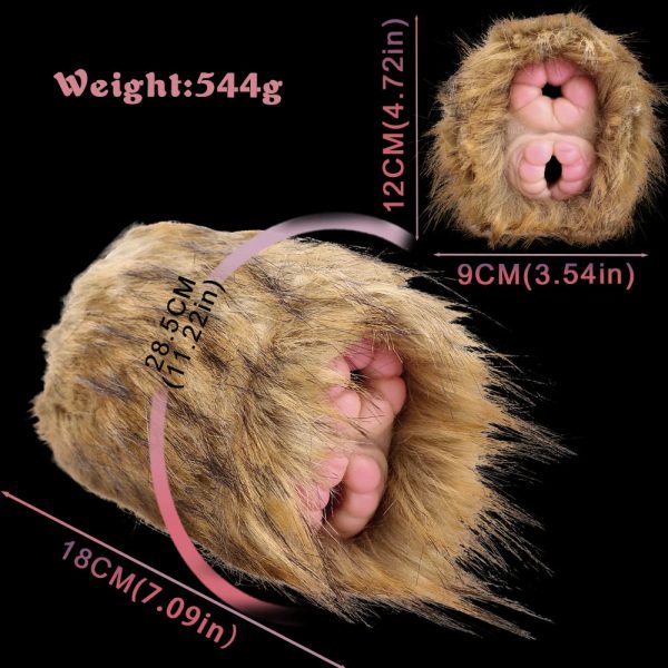 2 in 1 Realistic Male Masturbator With Vagina and Anal with Artificial Animal - Image 5