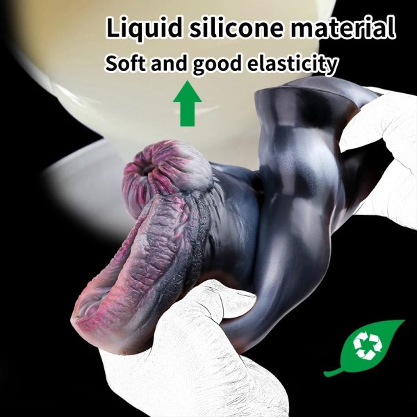 Soft Silicone Dual Channel Masturbation Cup Simulate Real Vagina Masturbator Penis - Image 4