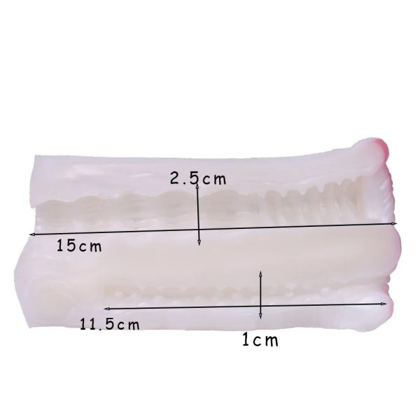 Silicone Male Masturbator Sex Adult Toys with Animal Fur Pocket Pussy - Image 6