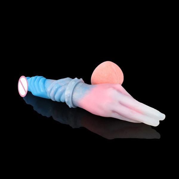 Super Long Double Head Dildo With Horse Knot Lesbian Anal Plug - Image 6