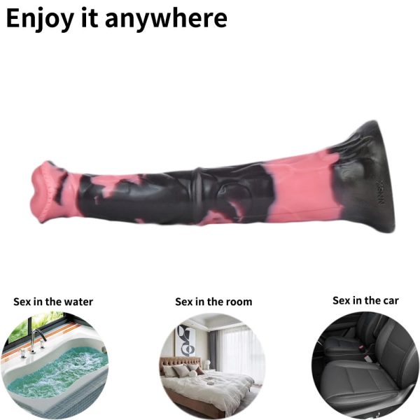 Animal Horse Realistic Anal Plug With Powerful Sucker Big Masturbator - Image 2