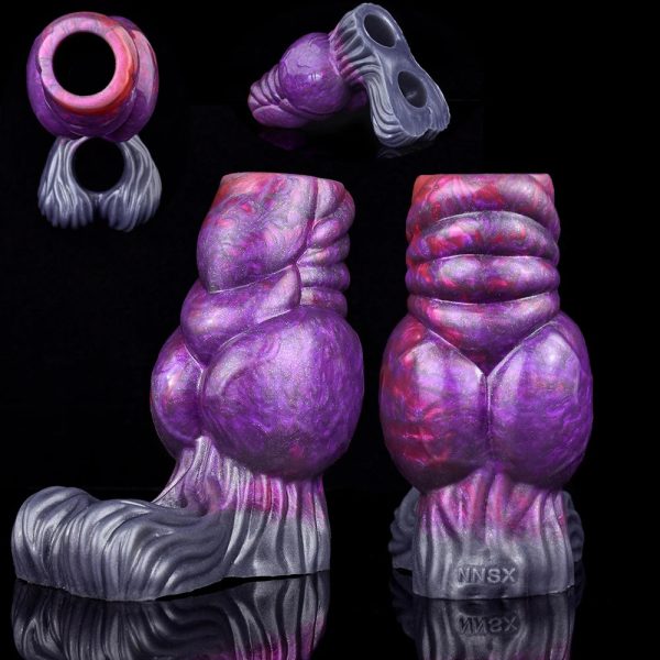 Penis Sleeve Monster Dildo Cover Condoms Penis Extension - Image 3