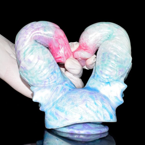 Huge Double Dildo Fantasy Penis for Lesbian Men Women - Image 2