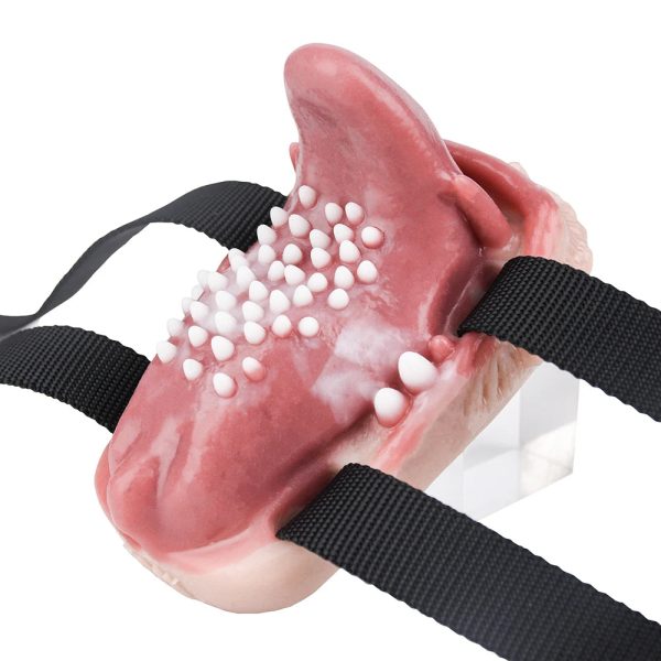 Silicone Realsitic Tongue Wireless Control Vibrating Stimulate Glan - Image 7