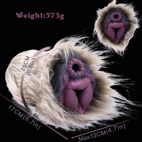 Artifical Real Vagina Masturbator With Fur Male Masturbation Cup Massage Penis - Image 9
