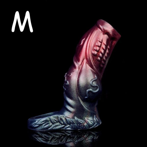 Dark Fantasy Monster Hollow Water Spray Penis Sleeve Soft Silicone Sex Toys - Image 11