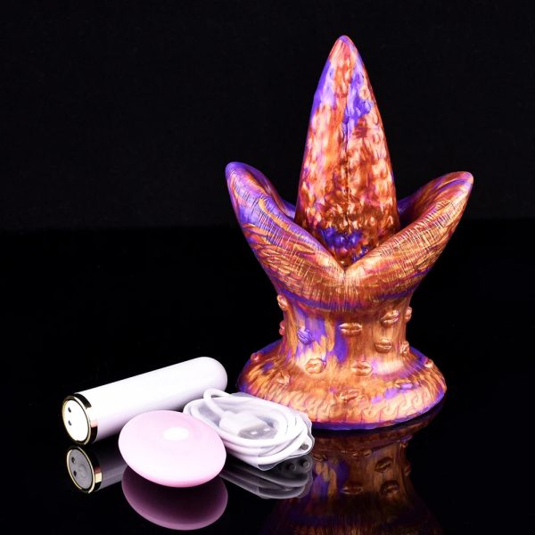 New Alien Tongue Shape Butt Plug For Women And Men Wireless Vibrating Dildo - Image 8