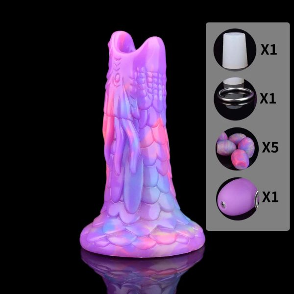 Soft Silicone Ovipositor Dildo Lay Eggs Anal Plug G Spot Stimulate Vaginal Balls - Image 10