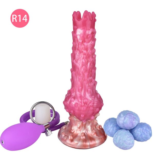 Alien Ovipositor Manual Inflatable Ovulation Lesbian Masturbator Vaginal Anus Stimulation - Image 13
