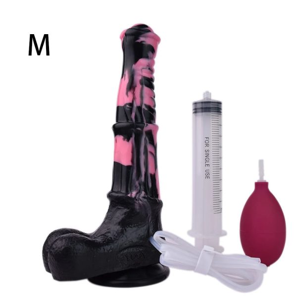 Two Sizes Water Spray Big Thick Dildo Sex Toy for Women - Image 12