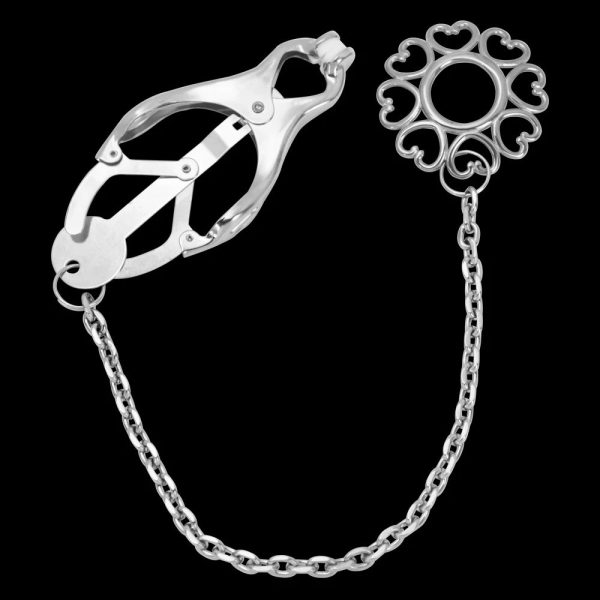 Stainless Steel Feminine Chest Chain Enhanced by Two Playful Butterfly Clips Adjustable - Image 4