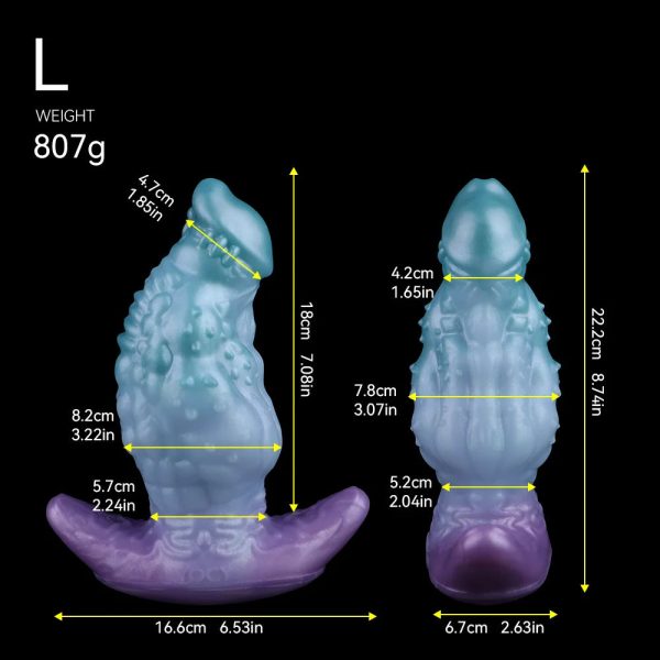 Fantasy Butt Plug Fetish Giant Design Monster Penis Real Texture Butt Plug - Image 19