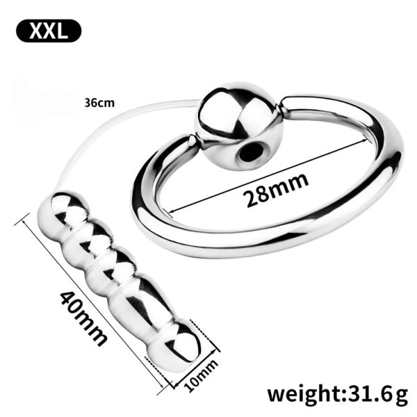 6 Sizes of Horse Eye Stick Male Prostate Stimulator Pleasure Stainless Steel - Image 13