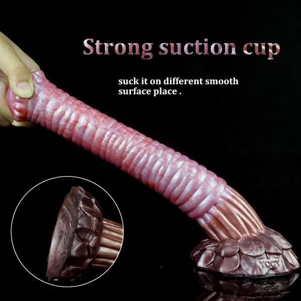 Huge Horse Dildo with Sucker Anal Toys Flower Head Vaginal - Image 2