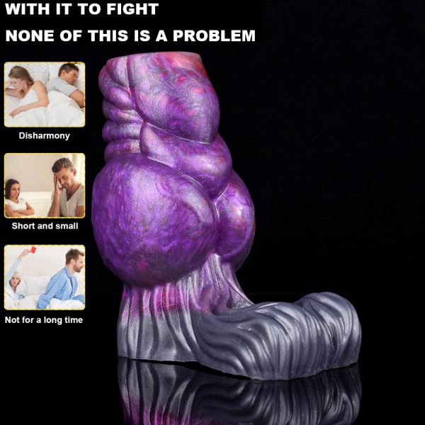 Animal Dragon Knot Penis Sleeve Extender Enlargement Cock - Image 6