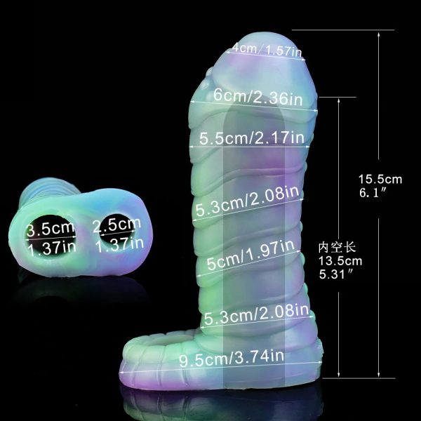 Soft Silicone Condoms Fetish Fantasy Monster Male Masturbation Sleeve Penis - Image 6