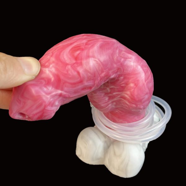 Big Knot Dog Dildo with Powerful Sucker Realistic Silicone Ejaculation - Image 4