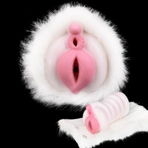 Male Masturbator with Animal Fur Free Pocket Pussy Masturbators