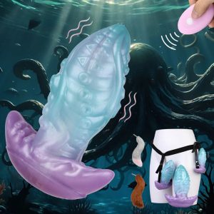Fantasy Octopus Anal Plug - Silicone Tentacle Toy Cthulhu Design 3D Textured Couple Sex