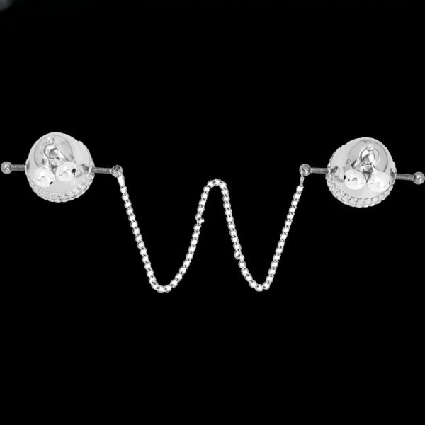 Adjustable Metal Nipple Clips Nipple Clamp with Chains Nipple Clips