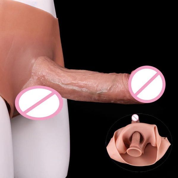Penis Sleeve Cock Sleeve and Silicone Pants Realistic Penis
