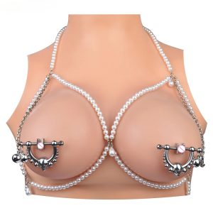 Decorations Nipple Clips Chain Non Piercing Breast Nipple
