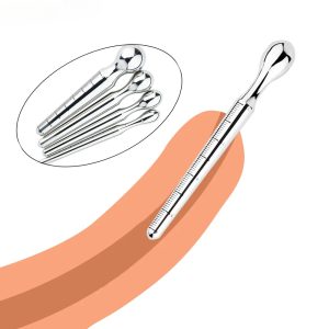 4 Sizes of Horse Eye Stick Male Prostate Pleasure Stainless Steel