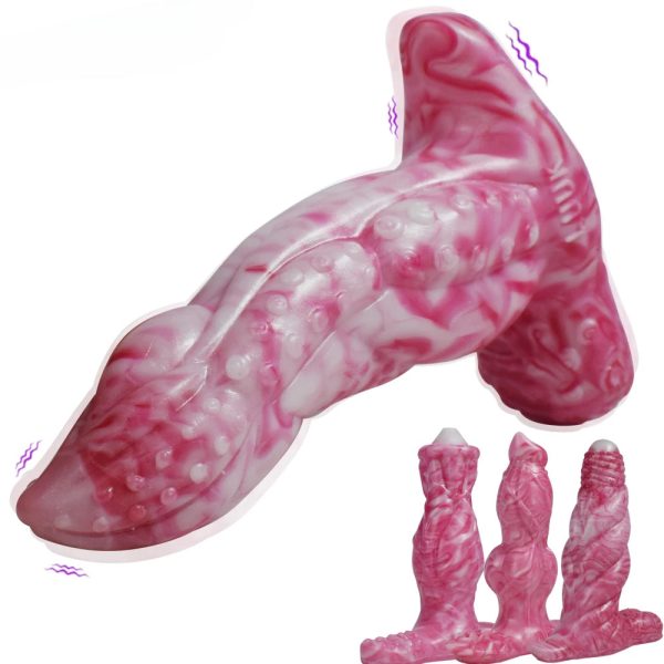 Wireless Remote Vibrator Octopus Dildo for Women G Spot Anal Vaginal